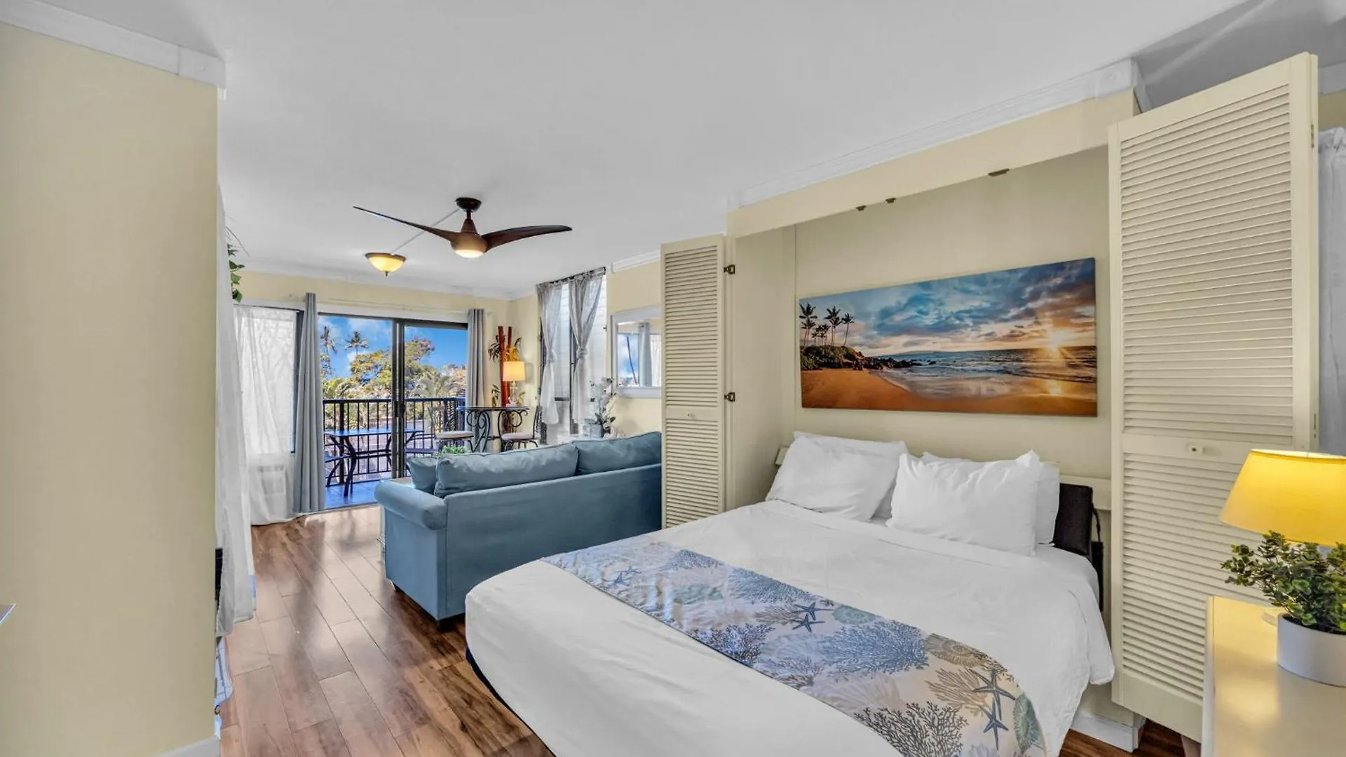 Vakantiehuis Kac201 Across From The Beach - Cozy Studio With Ocean View Wailea